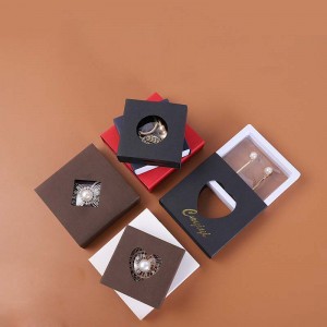 Packaging paper box with window